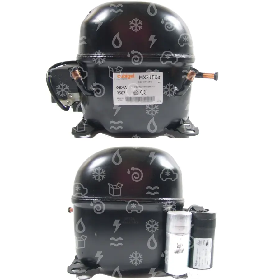 kompresor Cubigel / Huayi MX21FBa, LBP - R404A, 220 - 240V, 50Hz